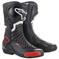 ALPINESTARS boots S-MX 6, black/red, 2024, size 49 - Motorcycle Shoes