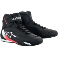 ALPINESTARS SEKTOR boots, black/white/fluo red, 2025, size 47,5 - Motorcycle Shoes