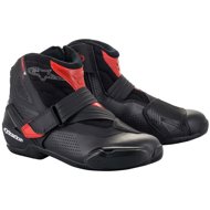 ALPINESTARS boots SMX-1 R VENTED, black/red, perforated lining, 2025, size 41 - Motorcycle Shoes