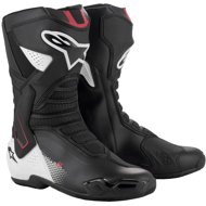 ALPINESTARS boots SMX-6 3, black/white/red, 2025, size 49 - Motorcycle Shoes