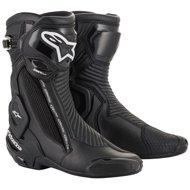 ALPINESTARS boots SMX PLUS 2, black, 2025, size 45 - Motorcycle Shoes