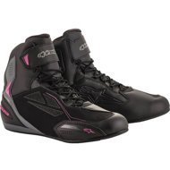 ALPINESTARS boots STELLA FASTER-3 DRYSTAR, women, black/dark grey/purple, 2025, size 41 - Motorcycle Shoes