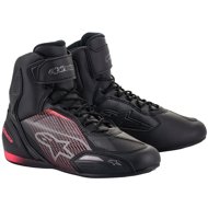 ALPINESTARS boots STELLA FASTER-3, women's, black/silver/pink, 2024, size 40,5 - Motorcycle Shoes