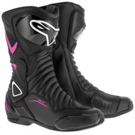 ALPINESTARS boots STELLA S-MX 6, women, black/purple/white, 2024, size 36 - Motorcycle Shoes