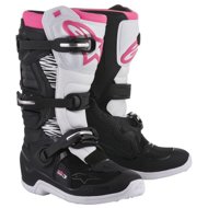 ALPINESTARS boots STELLA TECH 3, black/white/pink, 2025, size 41 - Motorcycle Shoes