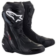 ALPINESTARS SUPERTECH R VENTED boots, black, perforated lining, 2025, size 37 - Motorcycle Shoes