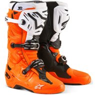 ALPINESTARS TECH 10 Enduro boots, fluo orange/black/white, 2025, size 49,5 - Motorcycle Shoes