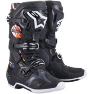 Alpinestars TECH 10 RENEN Limitált kiadású csizma, fekete/ szürke/ fehér/ multicolor, mérete 45,5 - Motoros csizma