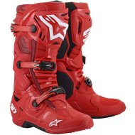 ALPINESTARS boots TECH 10, red, 2025, size 43 - Motorcycle Shoes