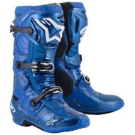 ALPINESTARS boots TECH 10, blue/black/white, 2025, size 40,5 - Motorcycle Shoes