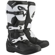ALPINESTARS boots TECH 3, black/white, 2025, size 43 - Motorcycle Shoes