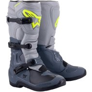 ALPINESTARS boots TECH 3, light grey/grey/black/yellow fluo, 2025, size 42 - Motorcycle Shoes