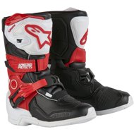ALPINESTARS boots TECH 3S KIDS, children's, white/black/red, 2025, size 29 - Motorcycle Shoes