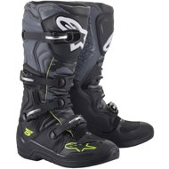 ALPINESTARS boots TECH 5, black/grey/yellow fluo, 2025, size 52 - Motorcycle Shoes
