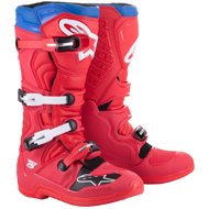 ALPINESTARS boots TECH 5, red/blue/white/black, 2025, size 40,5 - Motorcycle Shoes