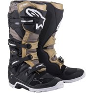 ALPINESTARS TECH 7 Enduro DRYSTAR boots, black/grey/gold, size 42 - Motorcycle Shoes