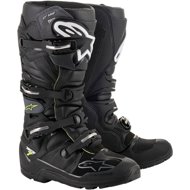 ALPINESTARS TECH 7 Enduro DRYSTAR boots, black/grey/yellow fluo, 2025, size 38 - Motorcycle Shoes