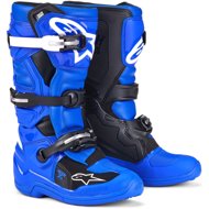 ALPINESTARS boots TECH 7 S, children's, blue/white/black, 2025, size 38 - Motorcycle Shoes