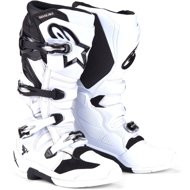 ALPINESTARS boots TECH 7, white/black, 2025, size 49,5 - Motorcycle Shoes