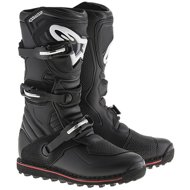 ALPINESTARS boots TECH TRIAL, black/red, 2025, size 42, US 8) - Motorcycle Shoes