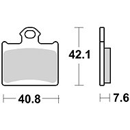 Braking brake pads (CM44 sinter compound) (2pcs) M501-266 - Motorbike Brake Pads