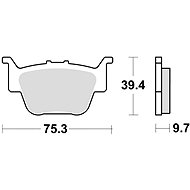 Braking brake pads (CM44 sinter compound) (2pcs) M501-261 - Motorbike Brake Pads