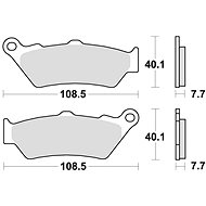 Braking brake pads (CM55 sinter compound) (2pcs) M501-212 - Motorbike Brake Pads