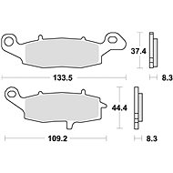 Braking brake pads (CM55 sinter compound) (2pcs) M501-213 - Motorbike Brake Pads