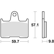 Braking brake pads (CM56 sinter compound) (2pcs) M501-284 - Motorbike Brake Pads