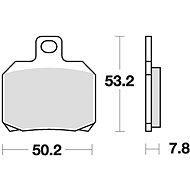 Braking brake pads (CM56 sinter compound) (2pcs) M501-283 - Motorbike Brake Pads