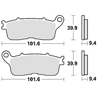 Braking brake pads (CM56 sinter compound) (2pcs) M501-290 - Motorbike Brake Pads