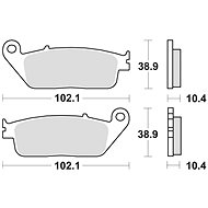 Braking brake pads (P30 synthetic compound) (2pcs) M501-313 - Motorbike Brake Pads