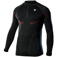 Under Shield Hero Long Sleeve Zip Thermal T-shirt - warm black S/M - Thermal Underwear