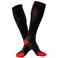 Undershield Push Compressive black/red - knee socks