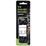ACI black and grey round laces VM 125 - Shoe Laces