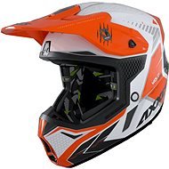 Axxis Wolf ABS Star Track a4 motokrosová helma lesklá fluor oranžová XS - Motorbike Helmet