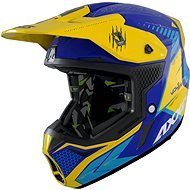 Axxis Wolf ABS Star Track c17 motokrosová helma matná modrá S - Motorbike Helmet