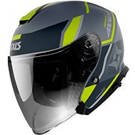 Axxis Mirrage SV ABS Damasko open helmet fluor yellow matt L - Motorbike Helmet