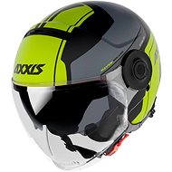 Axxis Raven SV ABS Milano open helmet matt fluor yellow S - Motorbike Helmet