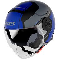 Axxis Raven SV ABS Milano open helmet matt blue XS - Motorbike Helmet