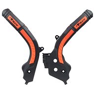 RTECH KTM frame protectors set, black-orange M400-1371 - Engine Guard