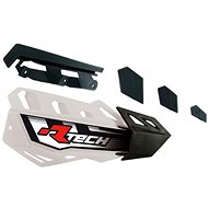 RTECH Plastics Flx / Flx Alu / Flx Atv Lever Covers, White-Black, Pair - Lever Guards