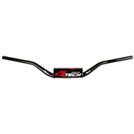 RTECH handlebar Damon B. with variable cross-section 28,6 - 22 mm diameter with protector black - Handlebars 