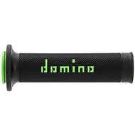 Domino grips A010 road length 120 + 125 mm, black-green - Motorbike Grips