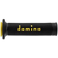 Domino grips A010 road length 120 + 125 mm, black-yellow - Motorbike Grips