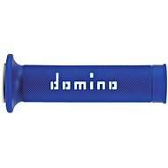 Domino gripy A010 road délka 120 + 125 mm, modro-bílé - Motor grip