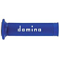 Domino grips A010 road length 120 + 125 mm, blue-white - Motorbike Grips