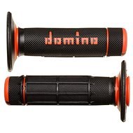Domino gripy A020 offroad délka 118 mm, černo-oranžové - Motor grip