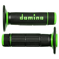 Domino grips A020 offroad length 118 mm, black-green - Motorbike Grips