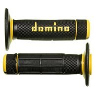 Domino gripy A020 offroad délka 118 mm, černo-žluté - Motorbike Grips